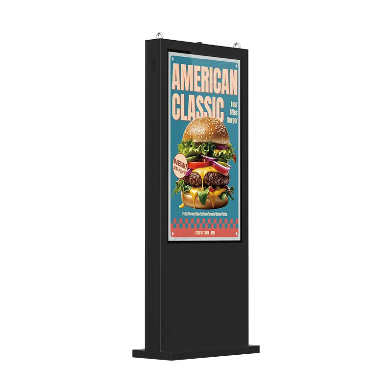 YC-5520FL Outside Floor Standing Digital Signage Kiosk