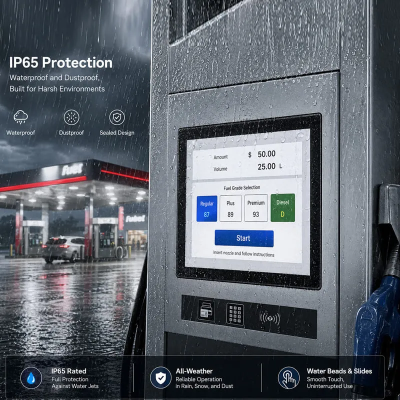 YC-102EB 10.1″ Embedded Industrial POE Tablet