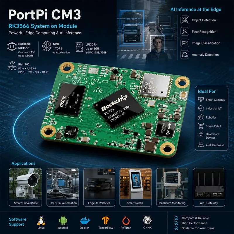 PortPi CM3 Compute Module 3 1